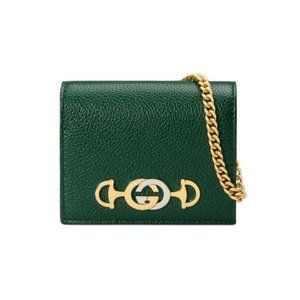 GUCCI Zumi mini Wallet Card Case Chain purse